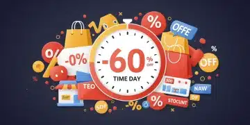 Illustration of daily deal savings growth over 60 days
