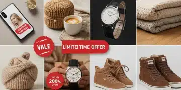 Collage of discounted products with 'Limited Time Offer' and 'February 2025' banners