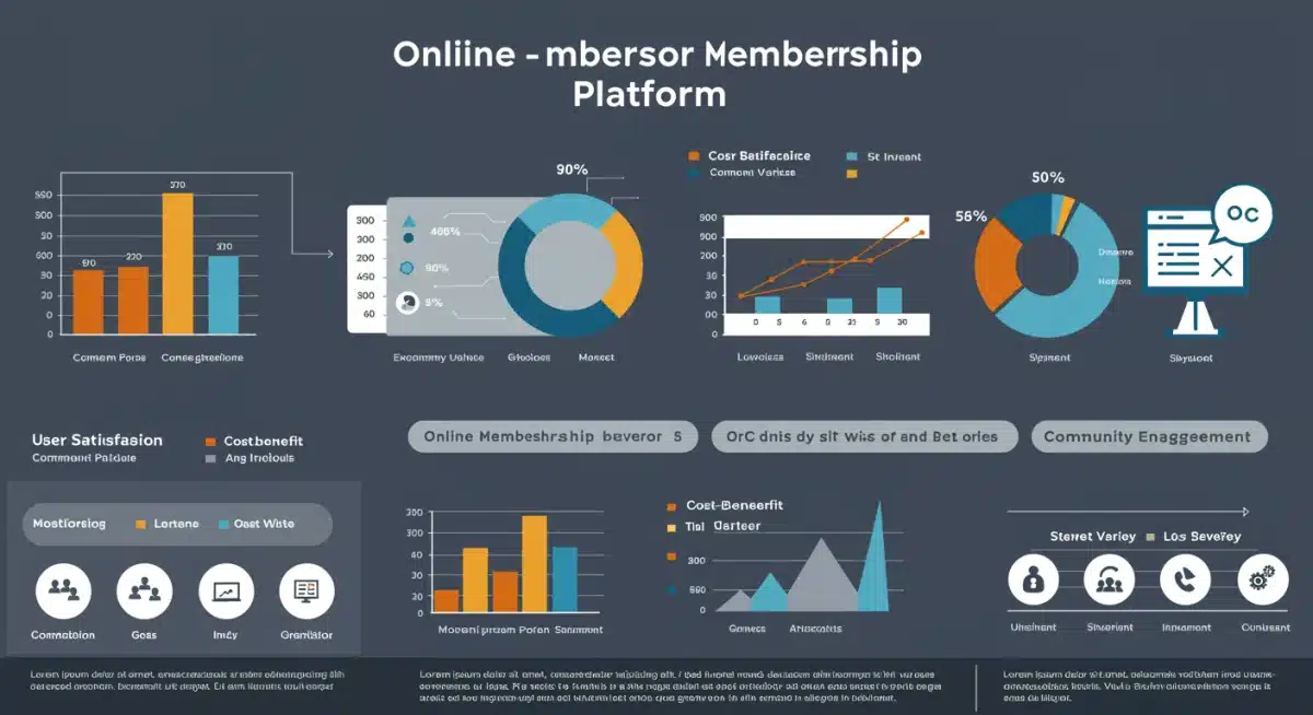 Infographic comparing key metrics and benefits across various online exclusive membership platforms.
