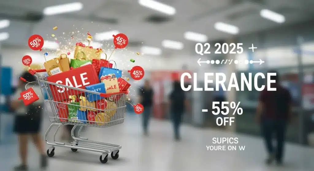 Q2 2025 Clearance Event: Secure 55% Off Deals