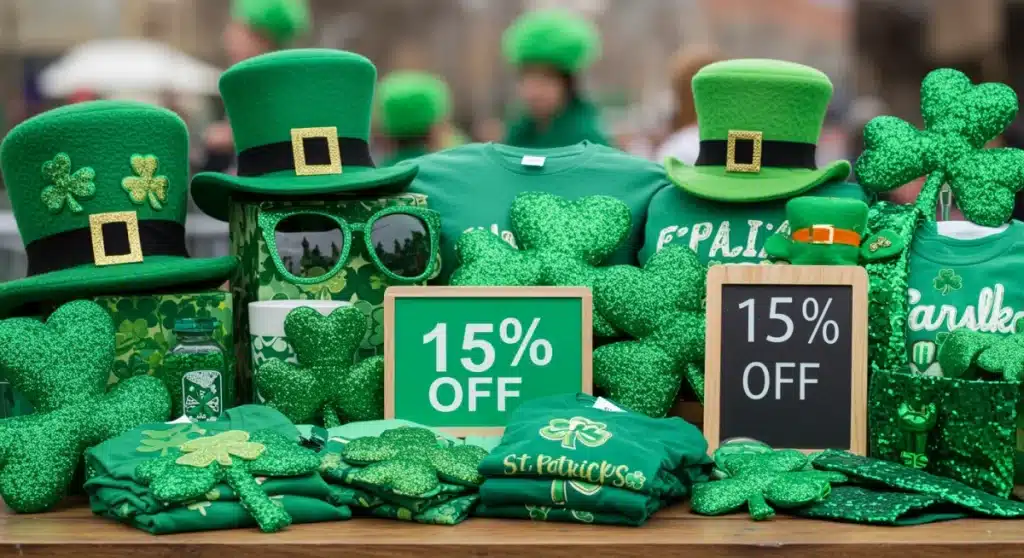 St. Patrick’s Day 2025: Top 3 Retailers for 15% Off Merch